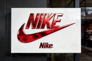 知名运动品牌Nike swoosh标志